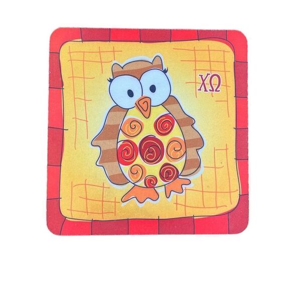 Vintage Chi Omega Sorority Mousepad - Picture 1 of 4